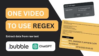 Bubble Nocode Regex Tutorial: Extract data from text without learning syntax