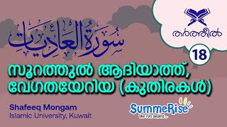 തർത്തീൽ | SummeRise | സൂറത്തുൽ ആദിയാത്ത്, വേഗതയേറിയ (കുതിരകൾ) | Shafeeq Mongam, Kuwait University