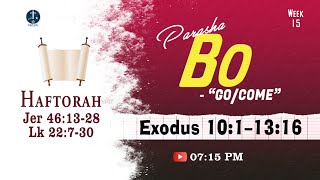 SHABBAT SERVICE | PARASHA BO - GO/COME | PAS. JOHN RUBAN | 31.01.2025