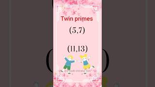 Twin primes - இரட்டைப் பகா எண்கள் @srikar_2022