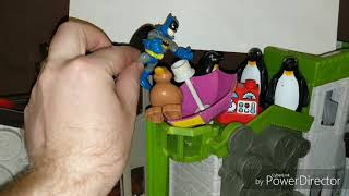 Batman Book read to you by the Smith Monsters with Imaginext Figures Superman Aquaman Justice League