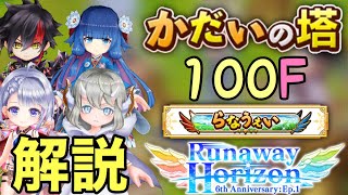 【白猫】ラナウェイホライゾン《かだいの塔・100F》解説　Part5