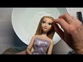 extreme rapunzel reroot on a limited edition disney doll using the longest hair ever