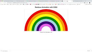 Build an Animated Rainbow with HTML and CSS