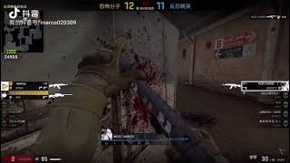 CSGO 1V4！ AK一枪爆头对面狙击手！