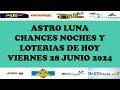 LOTERIAS DE HOY RESULTADOS VIERNES 28 JUNIO 2024 ASTRO LUNA DE HOY LOTERIAS DE HOY RESULTADOS