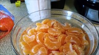 Let's try this at home:  Removing mandarin orange section skins with pectinase