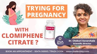 How to get pregnant with clomiphene citrate ||  When to start Clomid || Dr. Chekuri Suvarchala