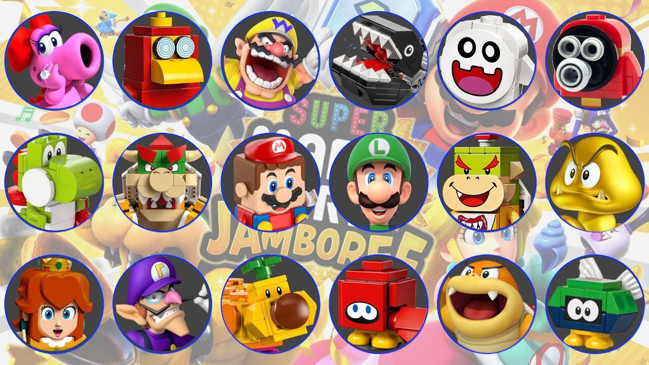 All 50 Super Mario Party JAMBOREE Playable And Non-playable Characters ...