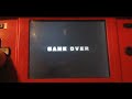 Sonic rush Nintendo DS Game over