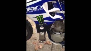 1995 (YAMAHA WR250) (start up and walkaround)