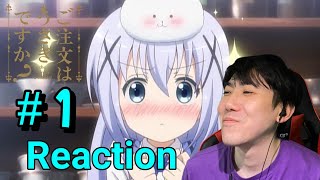 ご注文はうさぎですか？第１話リアクション/IS THE ORDER A RABBIT  Episode1 Reaction【同時視聴】