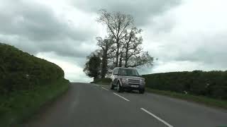 Driving On The B4197 From Great Witley To Knightwick, Worcestershire, England 18th April 2021