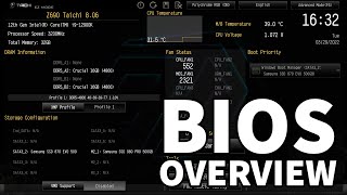 ASRock Z690 Taichi BIOS Overview