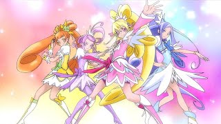 Transformação da Glitter Force DokiDoki Em Grupo (Quarteto)