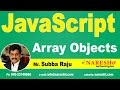 JavaScript Array Objects | JavaScript Tutorial | Mr. Subba Raju