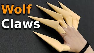 How to Make Paper Wolf Claws - The Fastest Tutorial