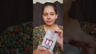1st meesho order😬Red Edition Matte Longlasting Liquid Mini Lipstick👈🏻you may buy #meesho #makeup