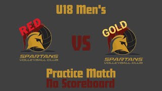 U18 Spartans Red Vs U18 Spartans Gold (Practice match)