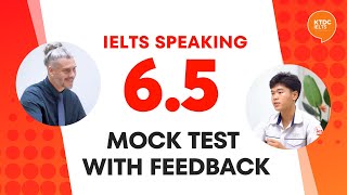 IELTS Speaking Band 6.5 | Mock Test with Feedback - KTDC IELTS Center