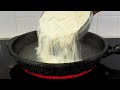 Pour flour into boiling water, and it will immediately become delicious!