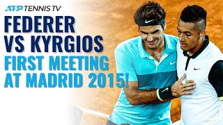 Roger Federer vs Nick Kyrgios: Extended Highlights From First Meeting at Madrid 2015!