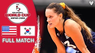 USA 🆚 Korea - Full Match | Women’s Volleyball World Cup 2019
