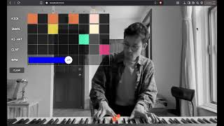 AR Drum Machine + Piano (kimi, threejs, mediapipe)