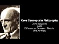 John Wisdom, Gods | Differences Between Theists And Atheists | Philosophy Core Concepts