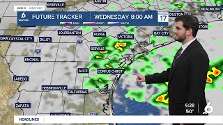 Cloudy and mild for today before rain chances increase tonight and into tomorrow morning