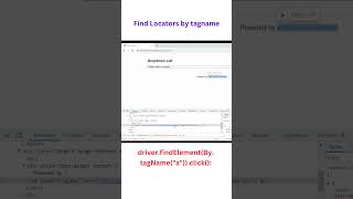 Selenium || Finding Locators by tag name ||Java Programming