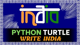 Happy independence day | python turtle | #independenceday | #code_gyani