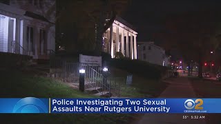 Sex assaults reported near Rutgers campus