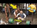 OLD MAN Shocks Everyone In The GYM!!