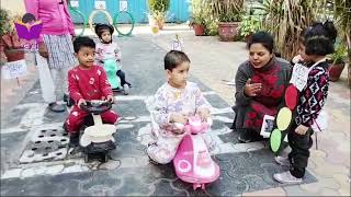 AADI PRESCHOOL -PRETEND PLAY BASED ON TRANSPORT THEME_ROAD SAFETY RULES #aadipreschool #preschool