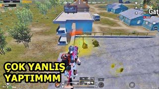 ÇOK YANLIŞ HAREKET YAPTIM ! LİVİK\u0026ERANGEL SOLO VS SQUAD PUBG MOBİLE