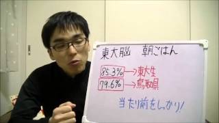 東大脳 朝ごはん 毎日 幼児期 20131213 子育て 悩み 育児 運動遊び 胎教 しつけ 知育 Appelsiini