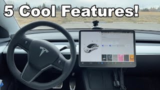 Here's 5 Cool Tesla Model 3 Features!