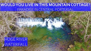 55k RIVERSIDE MOUNTAIN FARM OLIVE GROVES, WATERFALLS & STONE COTTAGE, FARM FOR SALE CENTRAL PORTUGAL