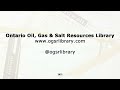 geothermal drilling prognosis ontario reg 98 12