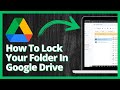 How To Lock Your Folder In Google Drive Latest Update