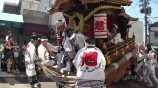 平成27年 東大阪市稲田八幡宮秋祭り今津地車出会い