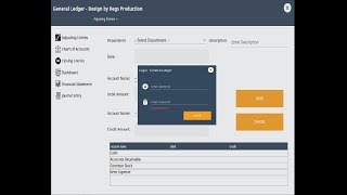 Java NetBeans - General Ledger modern UI Design (Login & mainform)