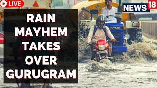 Rain News Today Live | Heavy Downpour In Delhi-NCR | Gurugram Rains News | English News Live