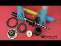 how to use a spring compressor on a bmw or mini strut assembly