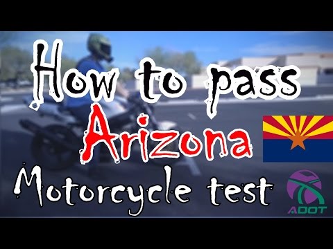 Arizona Motorcycle skills test - How to pass AZ motorcycle test Arizona Motorcycle skills test - How to pass AZ motorcycle test