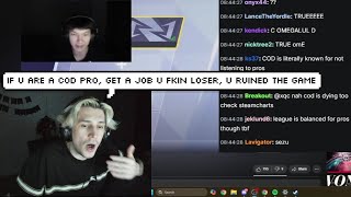 xQc Calls Out Call of Duty Pros For Impacting The Development Of The Franchise