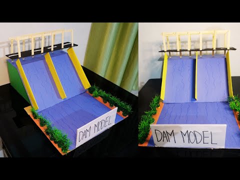 How do you build a dam for a school project?