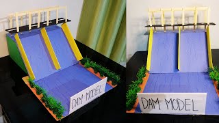How to make Dam model | water dam project for school | science project | Exhibition model for school