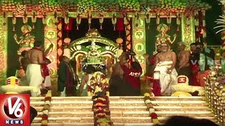 Minister Indra Karan Reddy Attends For Ayyappa Maha Padi Pooja | Hyderabad | V6 News